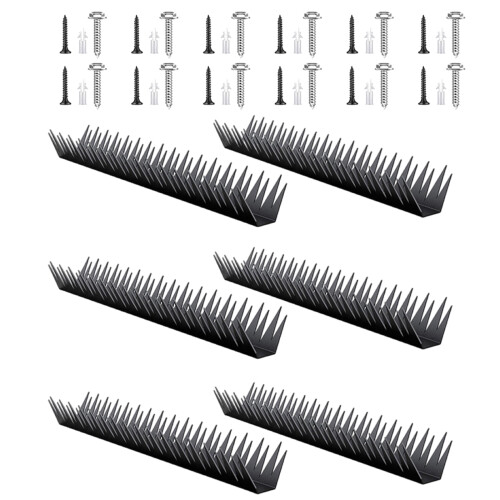 AntiClimb Security Wall Spikes 6pcs Rust Resistant Metal Fence