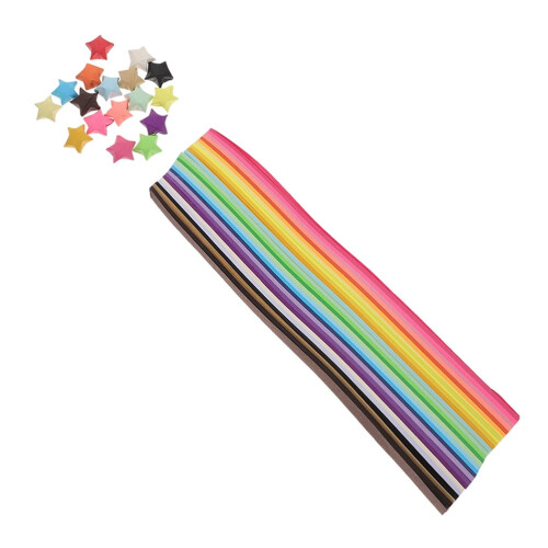 Papiersternstreifen, verschiedene Farben, 540 Stück