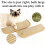 Διαδραστικό παιχνίδι μάσημα Catnip – Μαξιλάρι Kicker 13,4" με Catnip 6000mg, Σιζάλ & Λούτρινο, 5