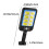 Luminária de parede solar LED com sensor de movimento, 3 modos, IP65 3