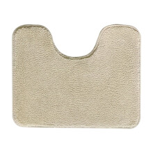 U-muotoinen mikrokuitukylpymatto beige liukumaton 75x150 cm