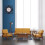 FRCOLOR Non Ticking Silent Wall Clock Kitchen Clocks Decorative Black 7