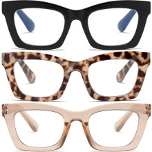Oprah - Gafas de lectura para mujer - Gafas de lectura estilo Stylis con bloqueo de luz azul y bisagra de resorte