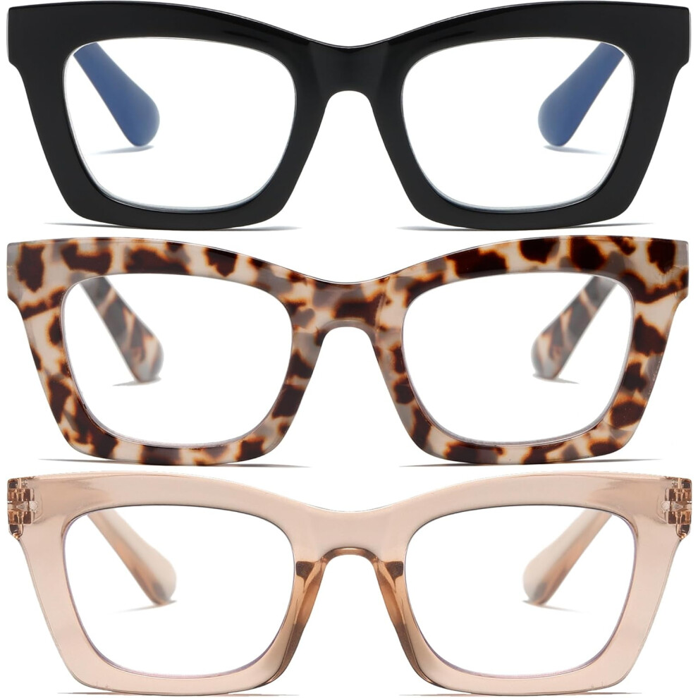 Women's Reading Glasses Blue Light Blocking Spring Hinge