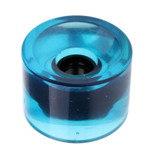 70 1mm Pro Blank Skateboard PU Wheels Longboard Cruiser Wheels clear blue
