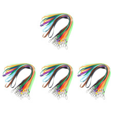 48 Pcs Badge Holder Lanyard Hanging Rope Neck Hanging Lanyard Reusable Lanyard ID Card Badge Lanyard