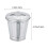 4pcs Countertop Waste Bin Iron Storage Jar for Office Use Back to School 2
