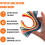 Kraftiga stora gummiband 20 cm x 1 cm (10-pack) 2