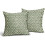 Fodere per cuscini floreali verde salvia, 45x45 cm, set da 2 2