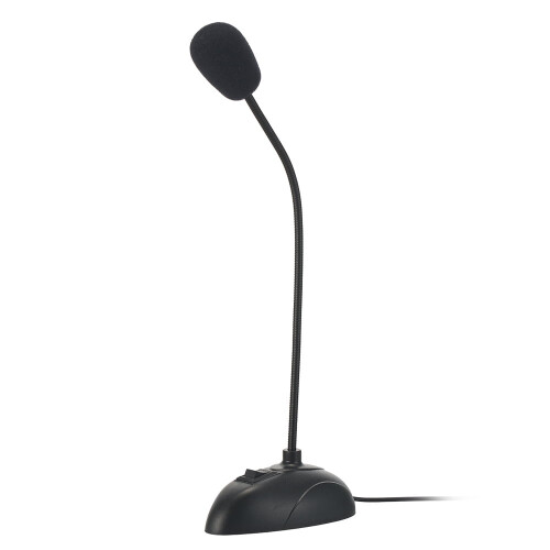 Flexible Stand Studio Speech Microphone 3.5mm Plug Gooseneck Mic Wired Microphone for Computer PC Desktop Notebook 2
