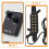 FRCOLOR Pickup per chitarra regolabile per chitarra folk e ukulele 2