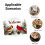 Set van 4 linnen placemats, 30 x 45 cm 5