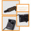 FRCOLOR Pickup per chitarra regolabile per chitarra folk e ukulele 5