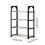 Plastic Shoe Rack Organizer 4-Tier Black White Coffee 4