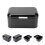 Metal Bread Box Tin Retro Kitchen Storage Jar Bread Box Storage (Black, 1pc) 1