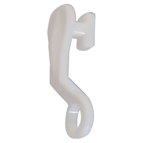 40Pcs Window Curtain Rod Slide Rail Track Glider Drape Pole Runner Loop Hook