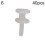 40Pcs Window Curtain Rod Slide Rail Track Glider Drape Pole Runner Loop Hook 5