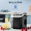 Portable Ice Maker, 26 Lb Maximum Output, Black 2