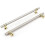 Cabinet Handles and Knobs Brushed Nickel Gold 2-Pack 10 1