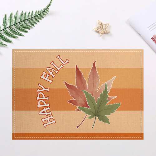 Herfst Thanksgiving placemats – Linnen, 45x30cm 2