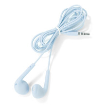 3.5mm Wired Earbuds Earphones with Noise Canceling Microphone (Blue)