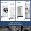 Mini Fridge Stand with 4 Locking Wheels, Adjustable Base for Refrigerator/Washing Machine – Grey 4
