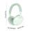 Ακουστικά Bluetooth Over-Ear HiFi Spatial Sound Μπαταρία 8 ωρών 3