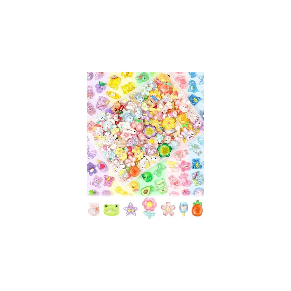 Kawaii Slime Charms Resin Flatback 100Pcs 9097180982036