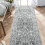 Tapis gris lavable antidérapant 90 x 150 cm 1