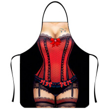 Stijggn Se-xy Aprons for Women Under 5$ Waterproof Apron Kitchen Gardening Apron Floral Aprons for Cooking for Women Men