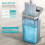 Flat Floor Mop with Bucket and 3 Microfiber Pads 3