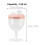 Copo infantil rosa resistente de 150ml com base alta, ideal para sucos e leite. Conjunto com 2 peças. 2