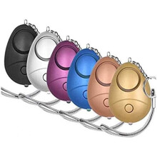 Personal Safety Alarm Keychain 140dB 6 Pack with LED Light
