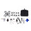 Mini DIY Model Aircrafts Assembly Remote Control Quadcopter 2.4G 2