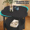 Mini Bedside Table,Small Side Table,Compact Nightstand for Small Apartments,Plastic Modern Table 7