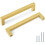 Gold Cabinet Pulls Brushed Brass 6.25 Inch 5 Pack 1