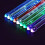 Rechargeable LED Glow Drumsticks 15-Color 2pcs 1