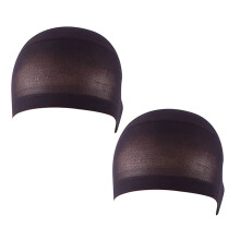 2Pcs Black Stocking Wig Caps Stretchy Nylon Wig Caps for Women