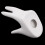 Ocarina-displaystandaard met keramische, handvormige voet 6