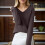 Damen-Strickpullover mit V-Ausschnitt, Herbst/Winter 2