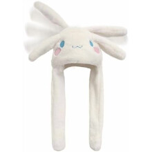 Cute Soft Plush Hats, Ear Moving Jumping Hat, Funny Cartoon Animal Warm Winter Caps for Women Girls