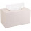 Boîte à mouchoirs rectangulaire en lin beige 1
