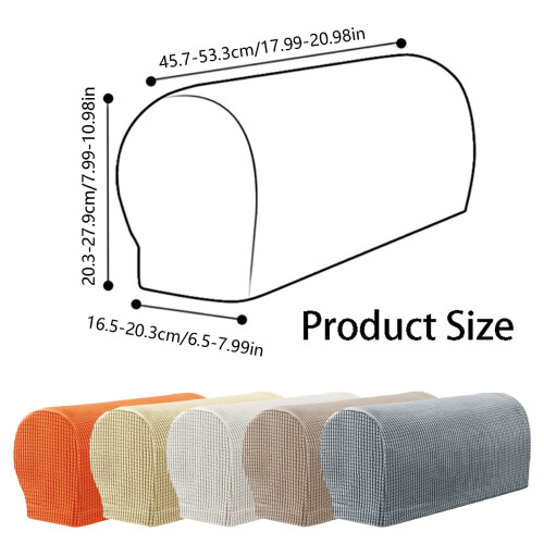 Capas elásticas para apoio de braço de cadeiras (pacote com 2) 2