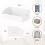 Trapezoid Fabric Storage Bins – 16.5" L x 11" W, 6-Pack 3
