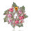 Couronne artificielle de feuilles d'érable blanches 1