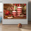 Groot kerstcanvas wanddecoratie - Kerstmanontwerp (zonder lijst) 5
