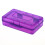 Zeceouar Clear Plastic Pencil Box, Large Capacity, Snap-Tight Lid, Stackable, Stylish Office Storage Organizer 1