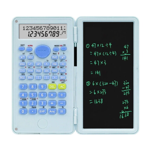 Scientific Calculator for Students & Office – Math, Accounting, Handwriting, Drafting, Compact, Compatible with Exam Rules 1