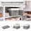 Paniers de rangement pour linge avec couvercles, lot de 3, pliables 3