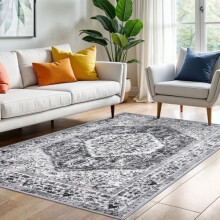 Χαλί Boho Vintage, από ψεύτικο μαλλί, 60 x 100 εκ.